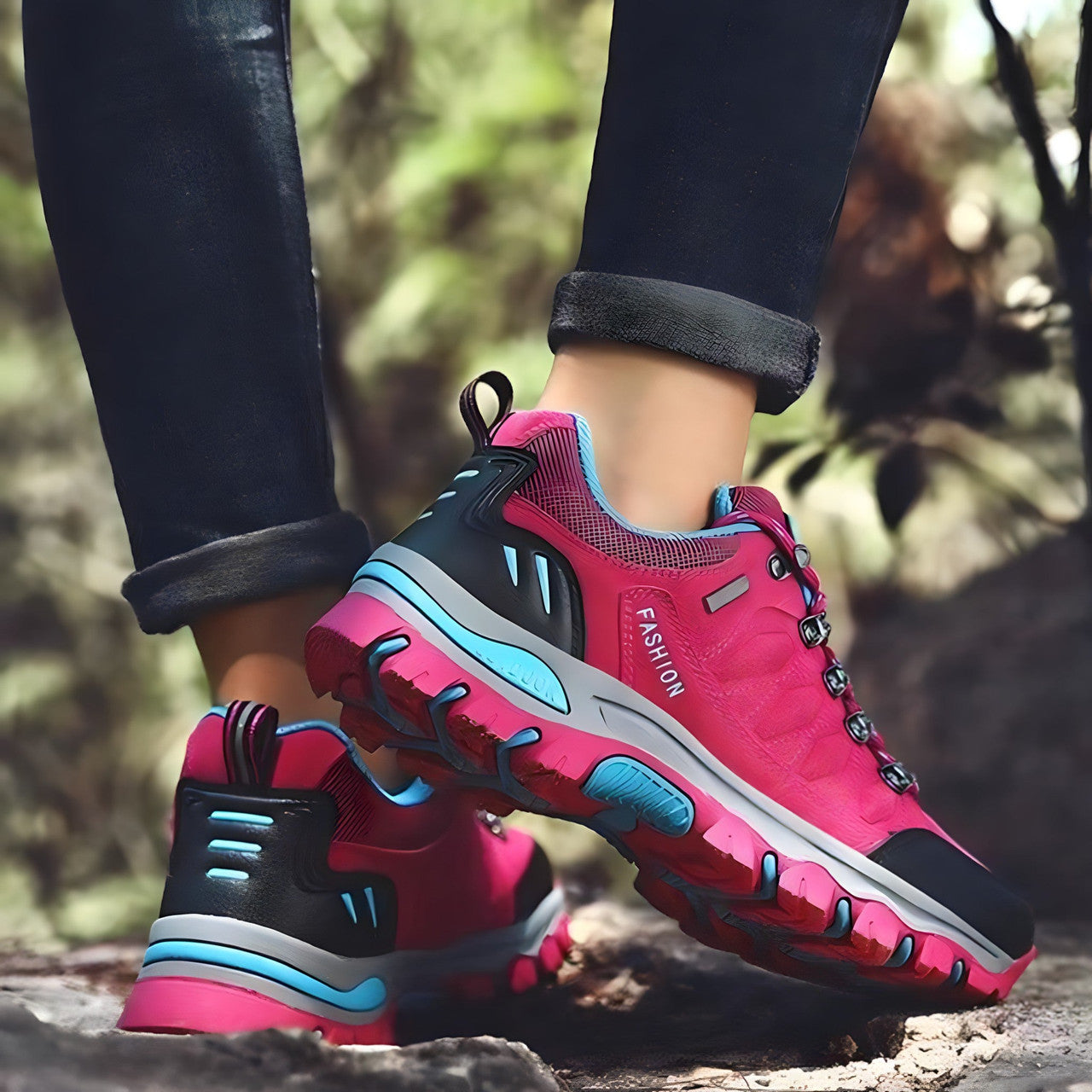 All-Weather Women's Trekking Footwear - Lightweight & Supportive