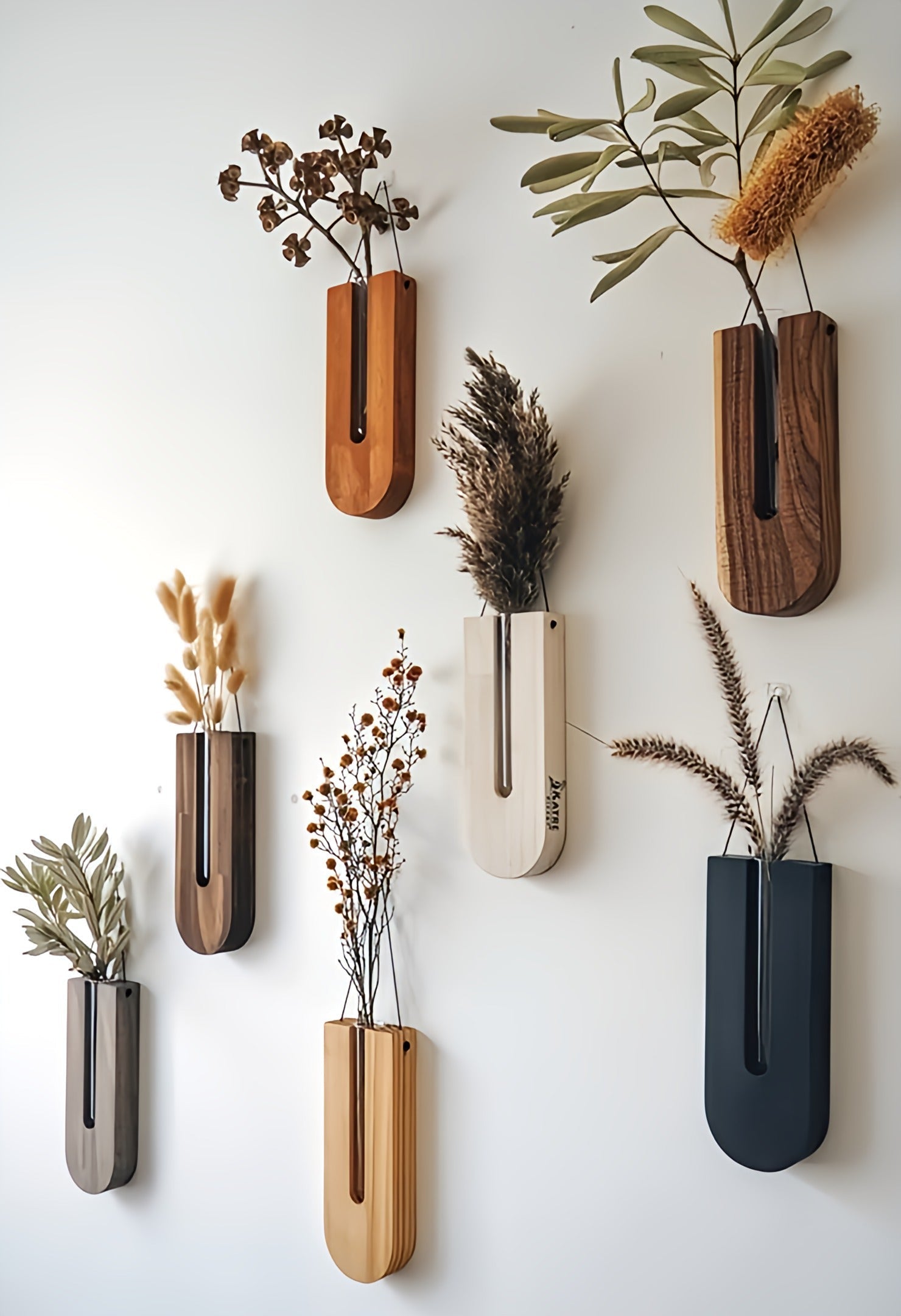 Rustic Elegance Wall Plant Holder Set for Indoor Greenery