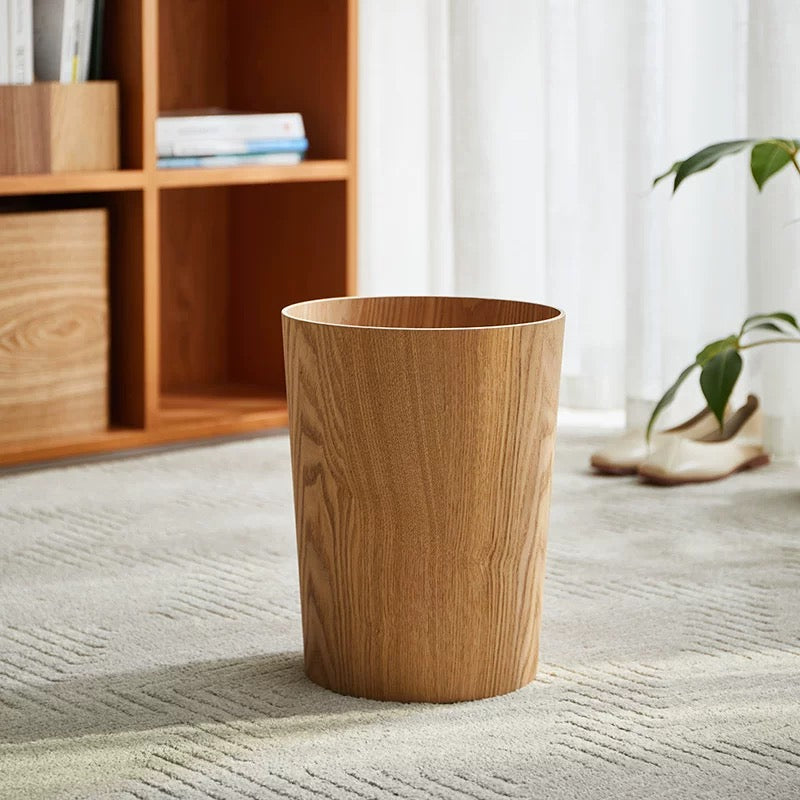 Elegant Dual-Layer Kitchen Waste Bin with Swivel Lid