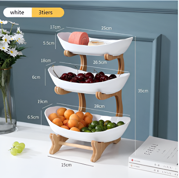 Elegant Multi-Layer Fruit Display Stand for Your Kitchen
