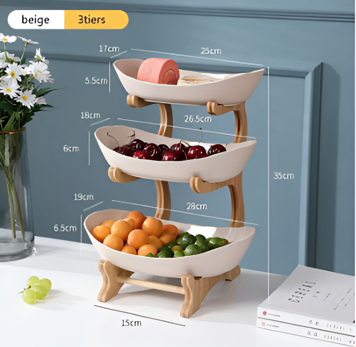 Elegant Multi-Layer Fruit Display Stand for Your Kitchen