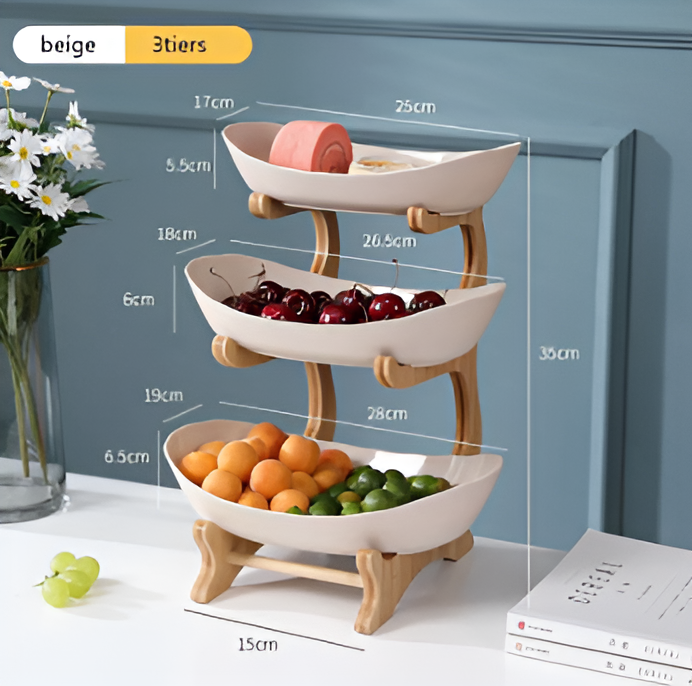 Elegant Multi-Layer Fruit Display Stand for Your Kitchen
