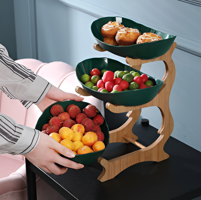 Elegant Multi-Layer Fruit Display Stand for Your Kitchen