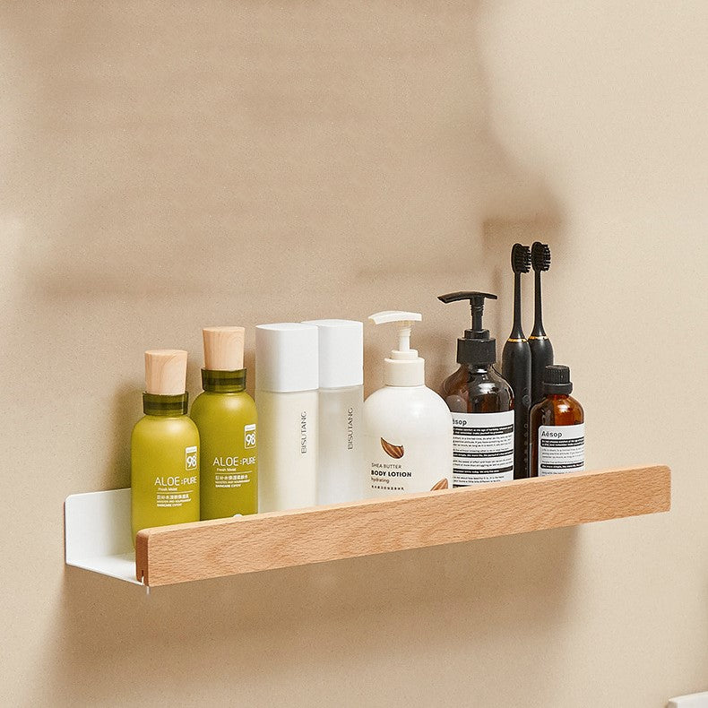 Seamless Adhesive Shower Shelf for a Stylish Bathroom