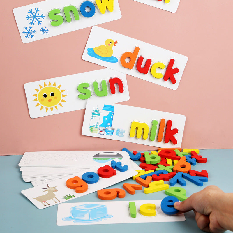 Spelling Game for Kids Inspired by Montessori Principles