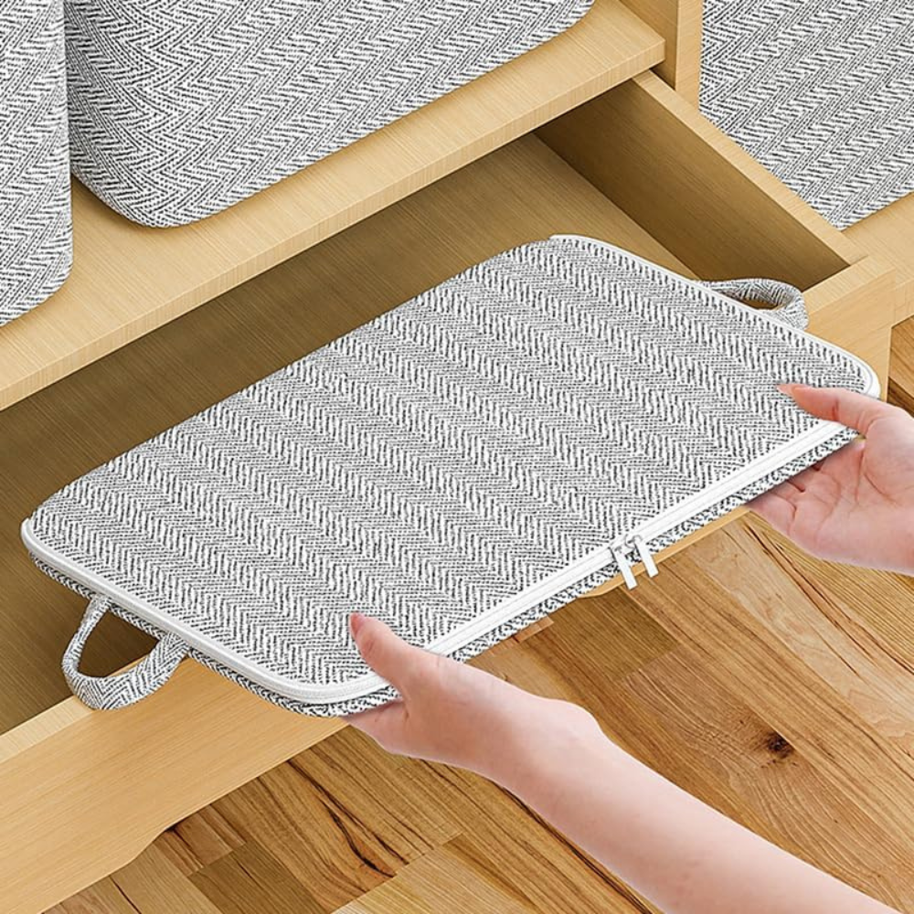 Ultimate Space-Saving Clothes Organizer with Strong Handles