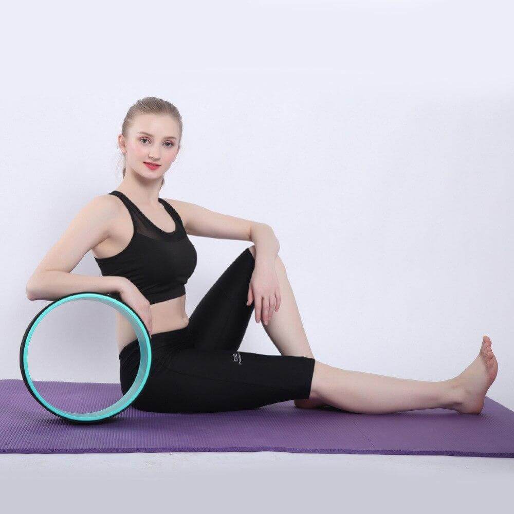 Flexible Support Wheel for Enhanced Yoga & Stretching
