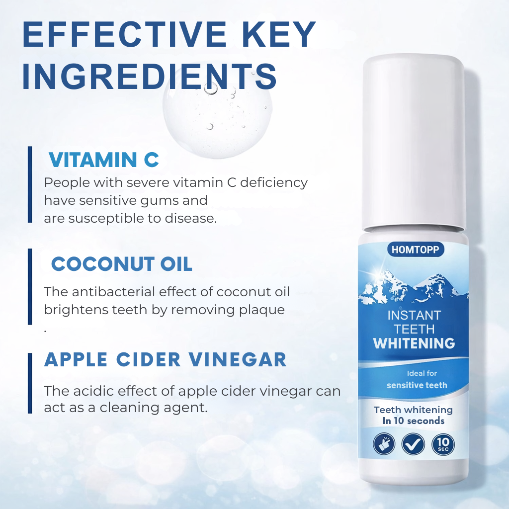 Whitening Toothpaste for Sensitive Teeth | Instant Brightening Effect