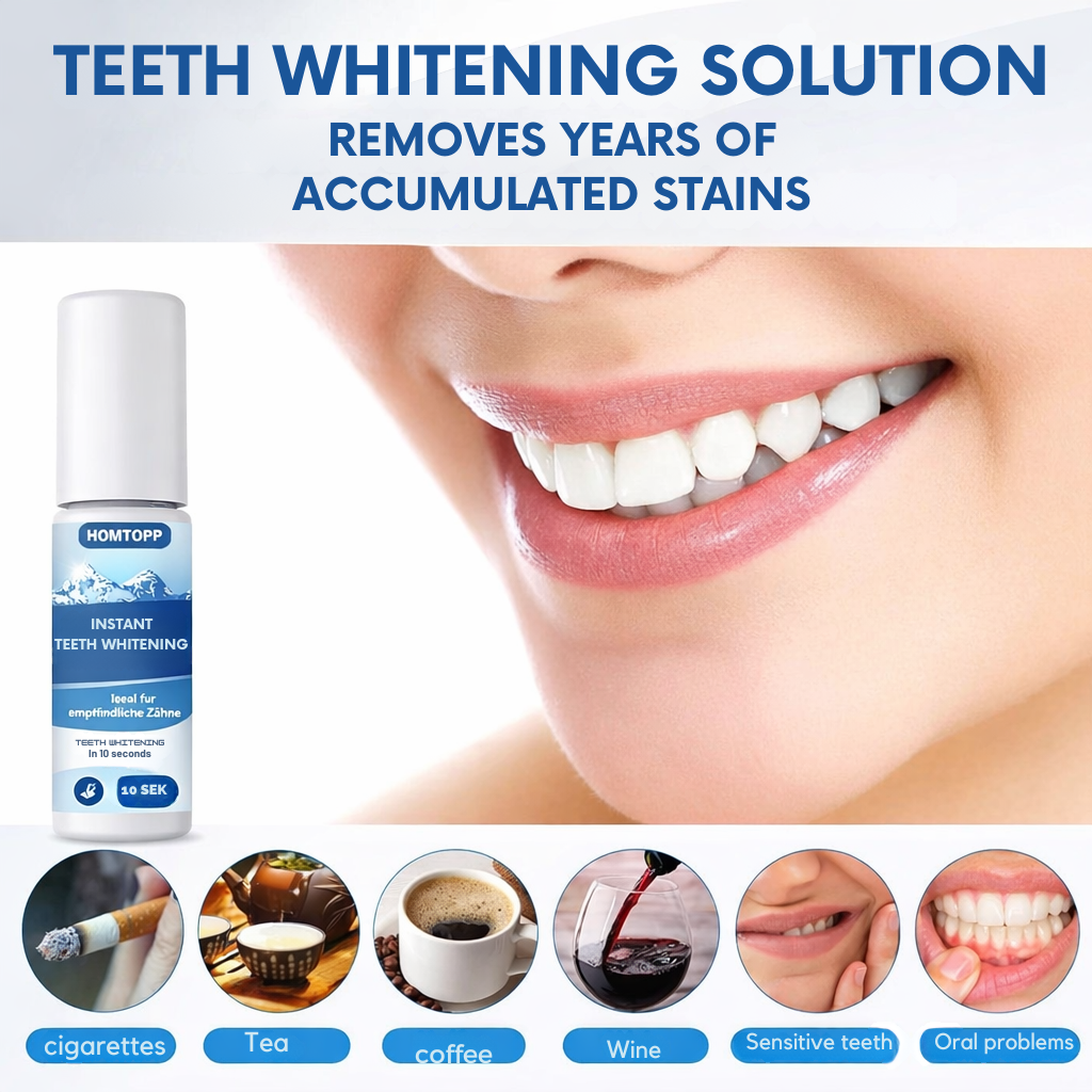 Whitening Toothpaste for Sensitive Teeth | Instant Brightening Effect