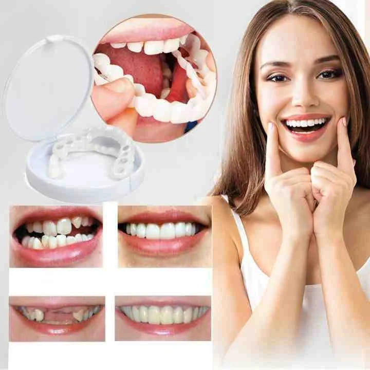 Instant Smile Dental Prosthetics | No Adhesive Needed | Flexible Fit