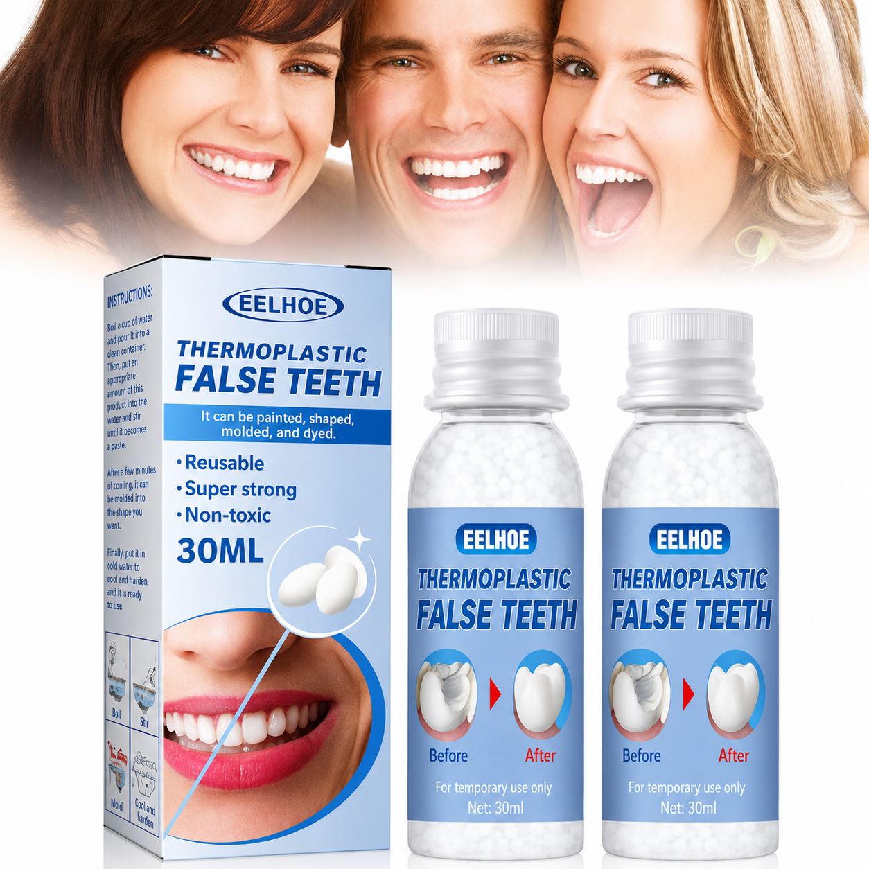 Dental Care | Tooth Repair Kit | Instant Filling for Cavities