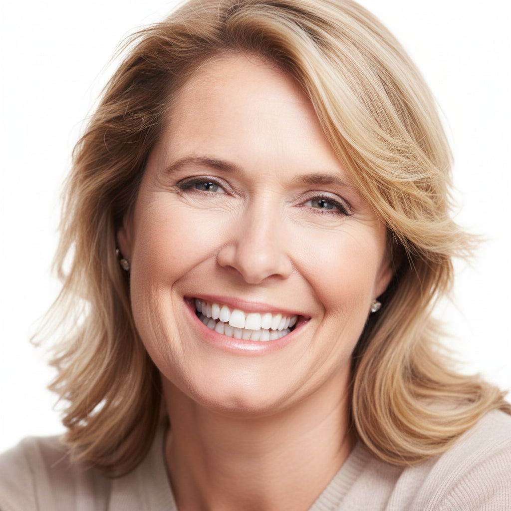 Stylish Dental Enhancer with Bright White Lenses