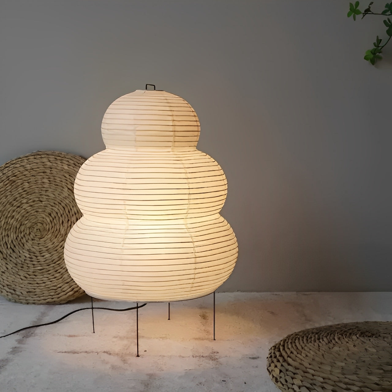 Tranquil Glow Floor Lamp with Adjustable LED Lighting