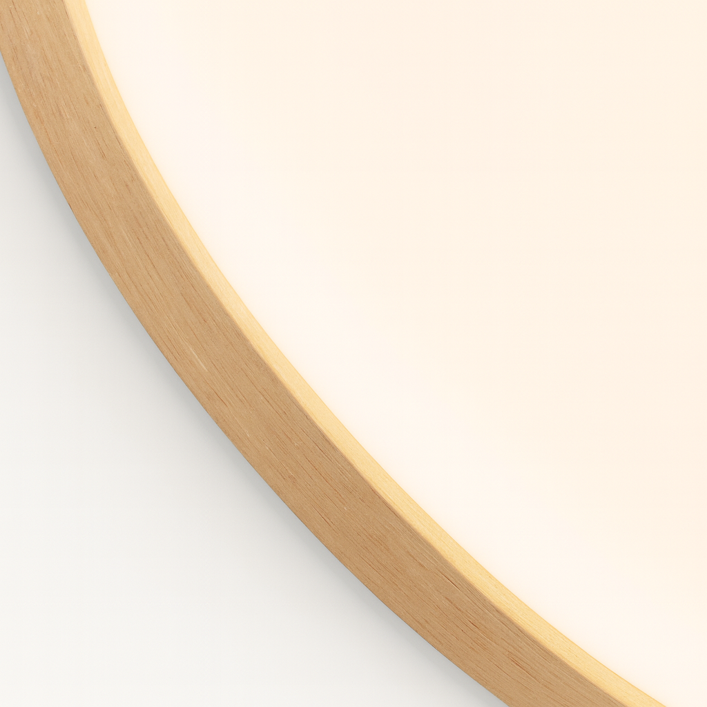 Contemporary LED Ceiling Light with Wood and Metal Accents for Stylish Atmosphere