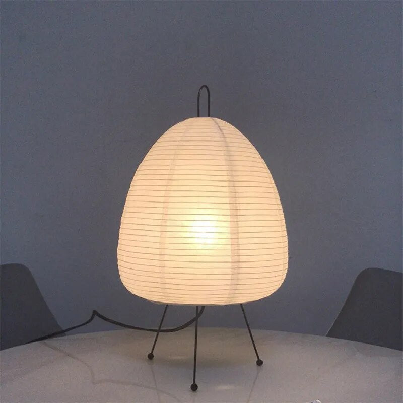 SerenityLight Japanese Rice Paper Lamp – Cozy Atmosphere