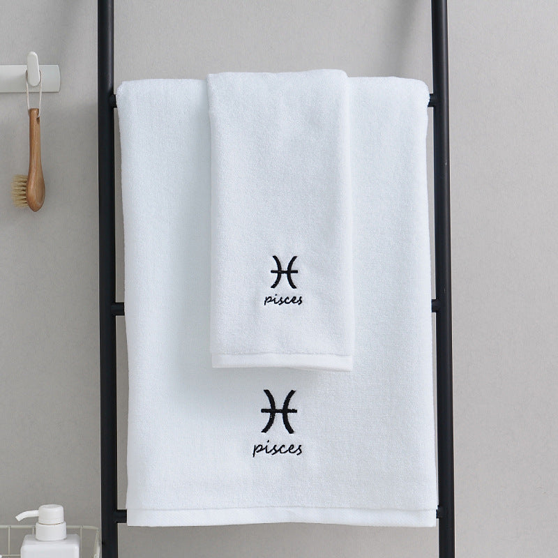 Celestial Cotton Towel Duo - Quick-Dry & Lightweight