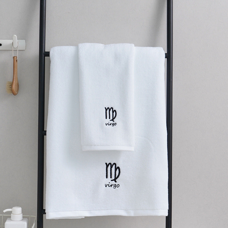 Celestial Cotton Towel Duo - Quick-Dry & Lightweight