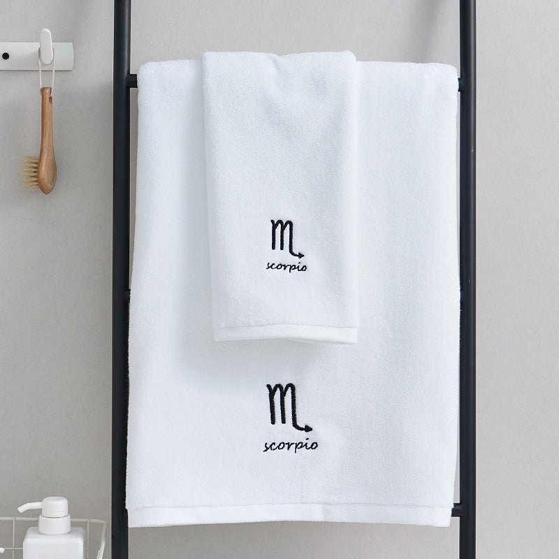 Celestial Cotton Towel Duo - Quick-Dry & Lightweight
