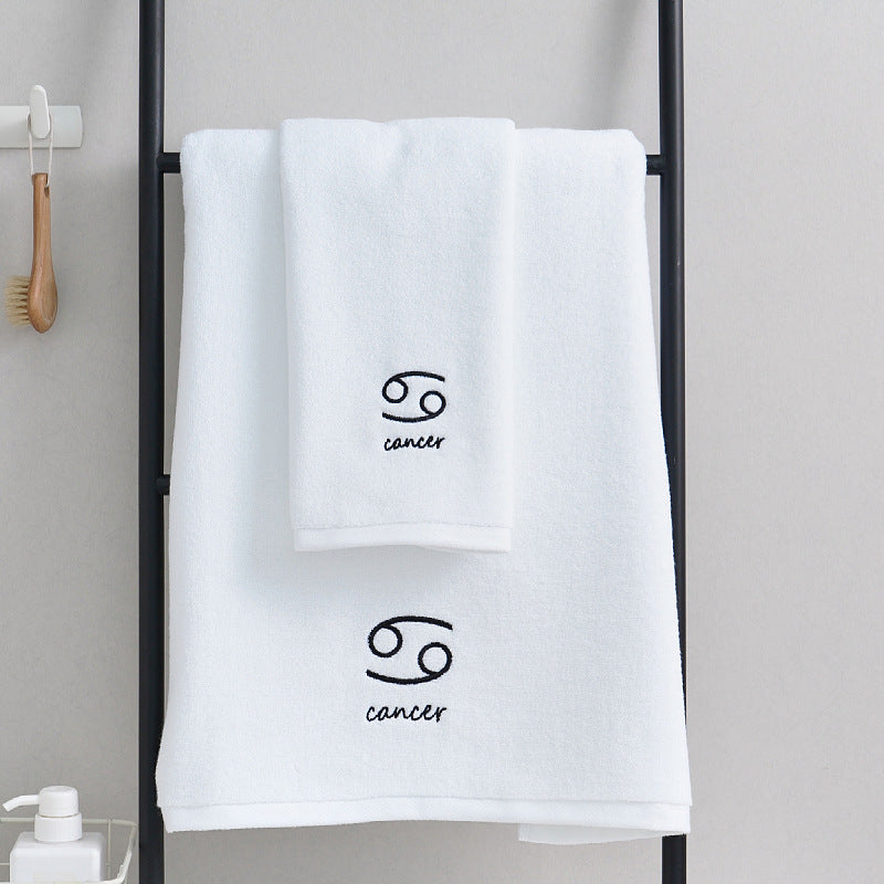 Celestial Cotton Towel Duo - Quick-Dry & Lightweight