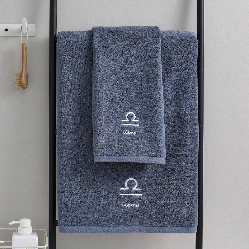 Celestial Cotton Towel Duo - Quick-Dry & Lightweight
