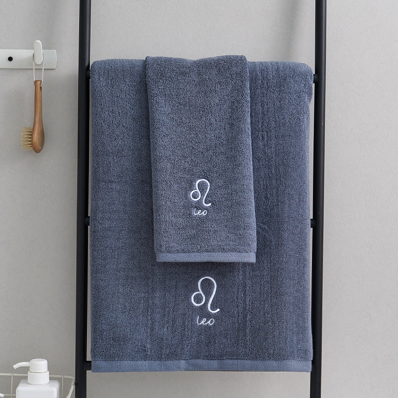 Celestial Cotton Towel Duo - Quick-Dry & Lightweight