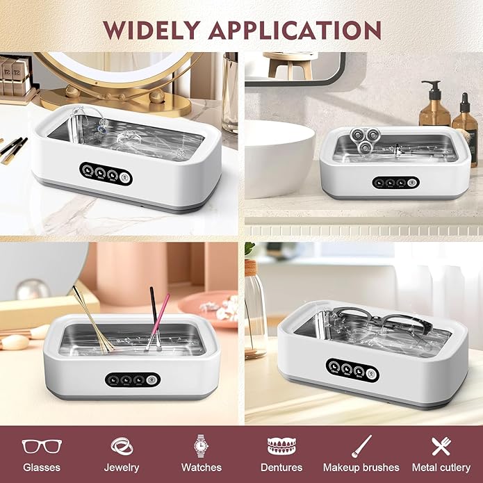 CrystalClear Ultrasonic Cleaner – Effortless, Deep Cleaning for Your Valuables