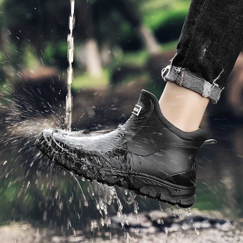 AquaGuard – Resilient Wet Terrain Boots with Slip-Resistant Grip