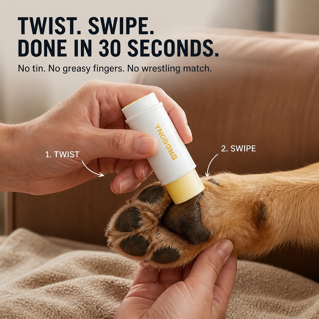 PawGuard™ — Repair Cracked Paws & Tender Noses With a Single No-Mess Swipe