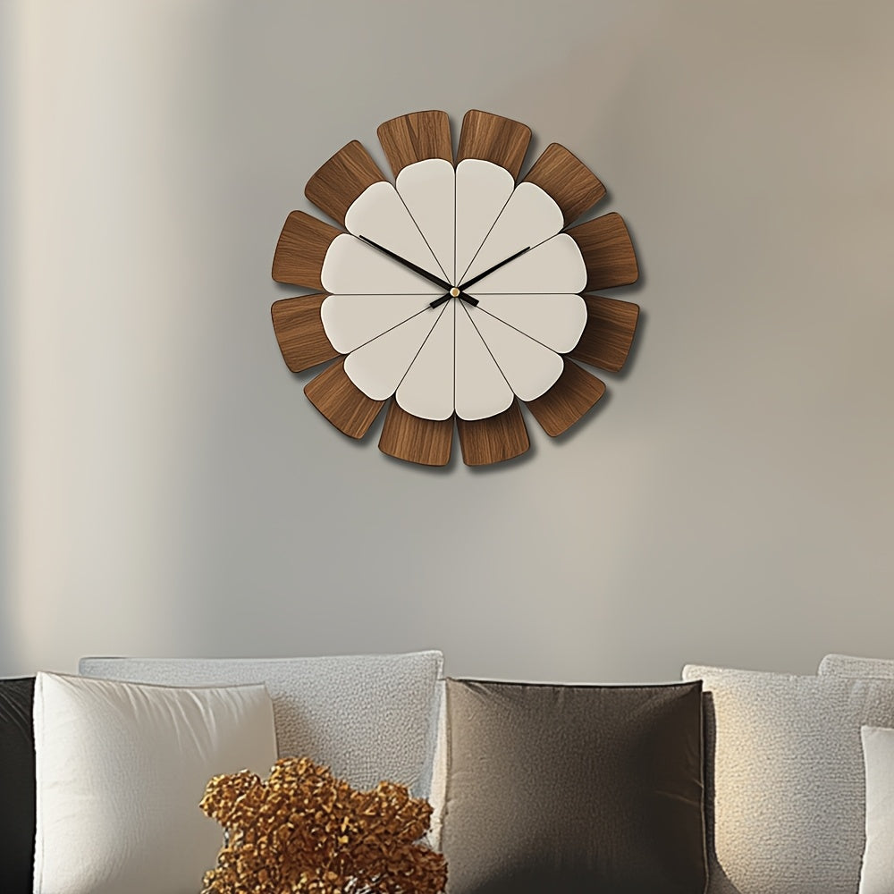 Serenity Circle – Elegant Silent Wooden Wall Clock