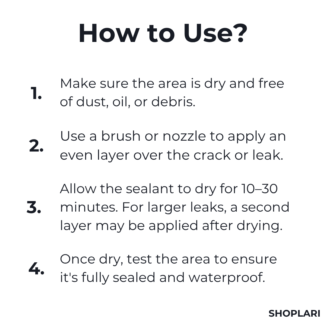 HydroGuard™ — Stop Leaks Instantly with a Clear, Lasting Shield