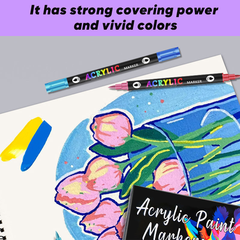 VividMyst™ — Ignite Your Creativity with Explosively Rich Dual-Tip Colors That Last