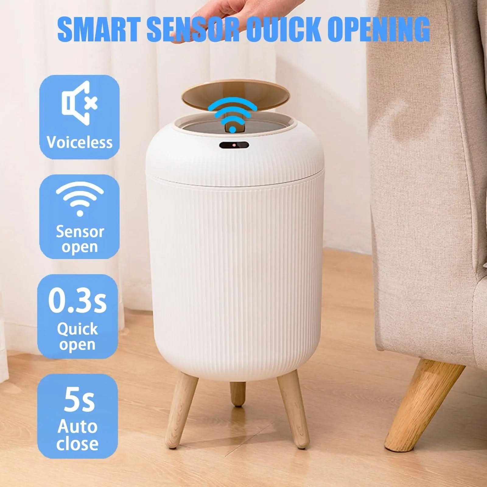Smart Trash Can with Motion Sensor Technology