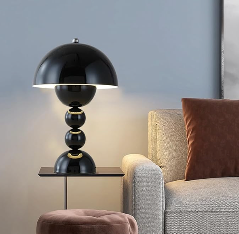 Nordic Mushroom LED Table Lamp Dimmable | Rechargeable via USB