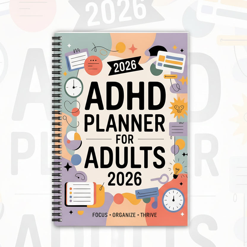 MindMaster 2026: Essential Planner for ADHD Adults