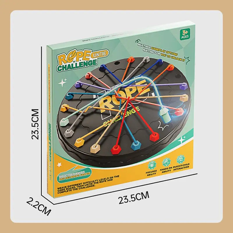 Logic Puzzle Rope Game – Enhances Concentration & Agility for Every Age