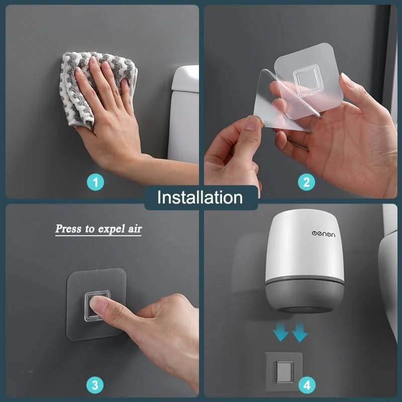 Silicone Brush Cleaner Set for Toilet Maintenance