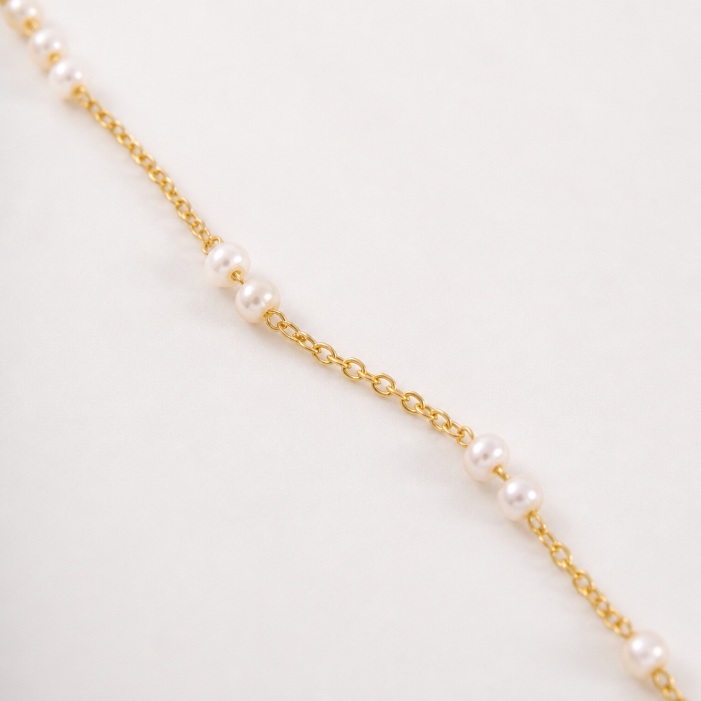 LuminaLuxe™ – Contemporary Pearl Toggle Necklace Featuring Baroque Drop