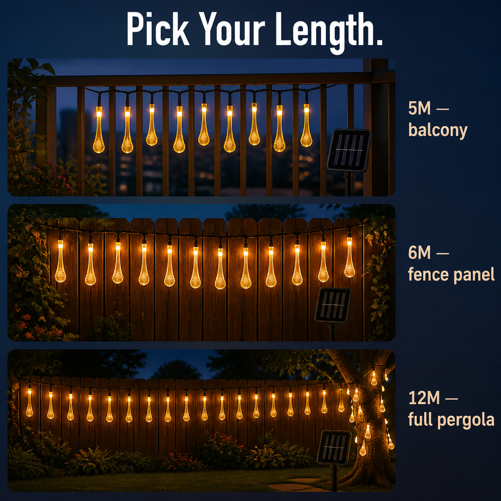 LuminaAura™ — Hang It Once, Solar Powered, Shine All Night Outdoors