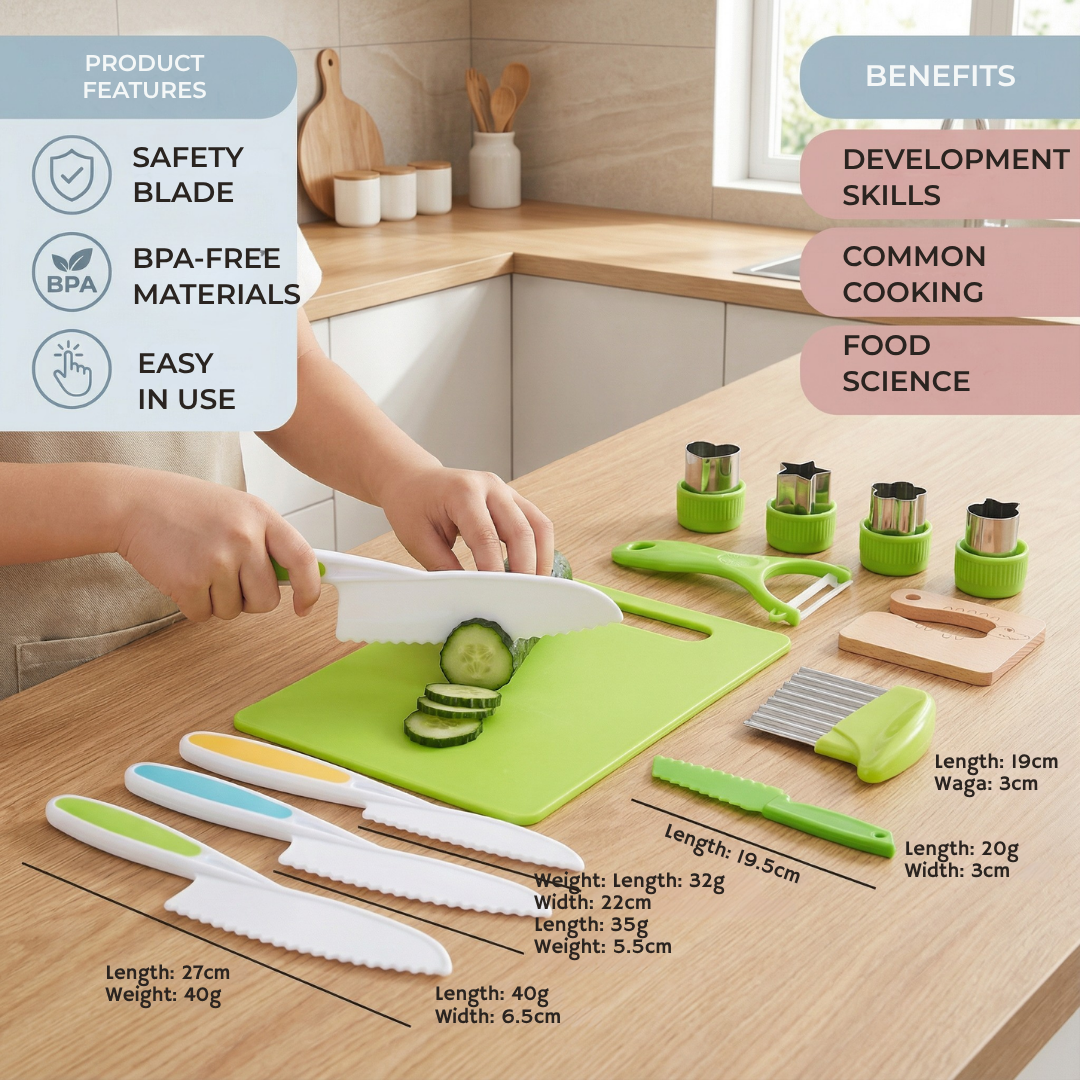 SliceJoy™ — Ignite Your Child’s Confidence and Joy with Safe, Mess-Free Kitchen Adventures