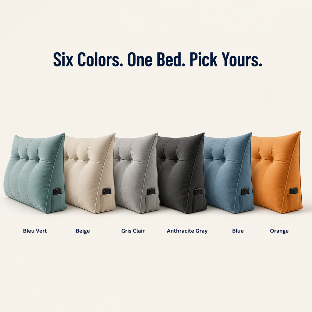 SpinaRest™ — Effortless Back and Neck Support for Cozy, Pain-Free Evenings