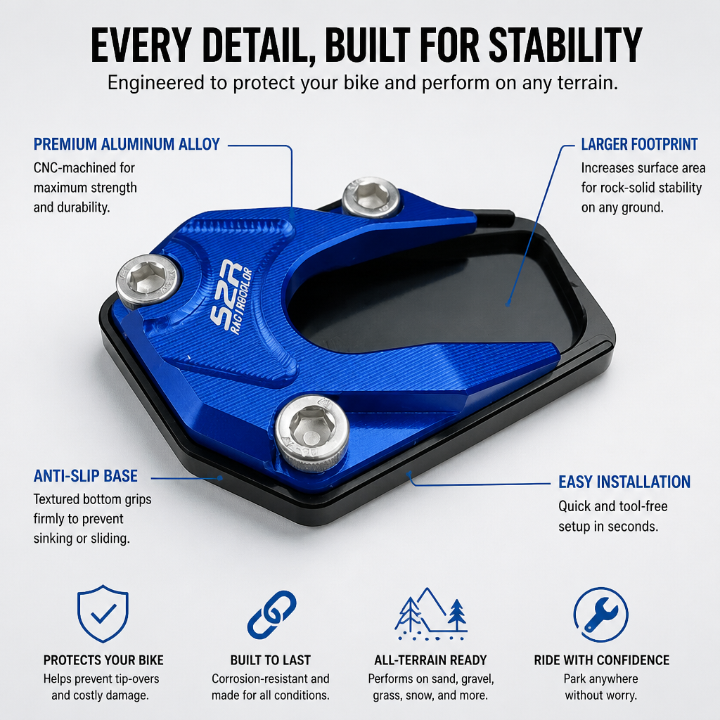GripGuard™ — Lock Your Bike Firm and Fearless on Any Surface