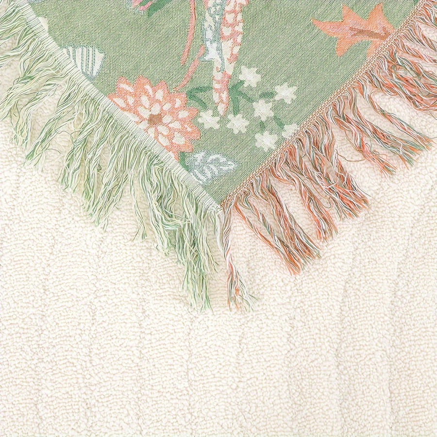 BreezyTwist – Dual-Sided Cotton Chiffon Bed Cover for Year-Round Relaxation