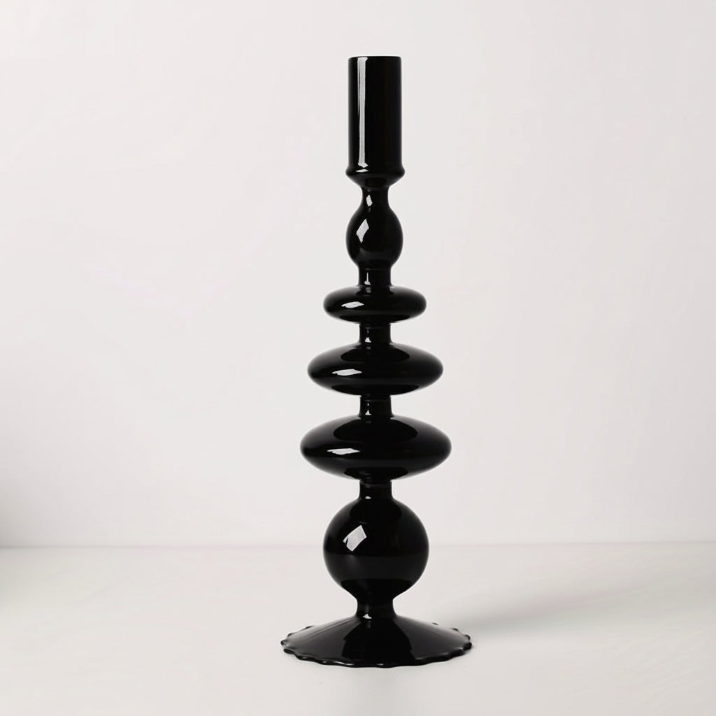 Elegant Glass Candle Holder and Vase for Modern Decor