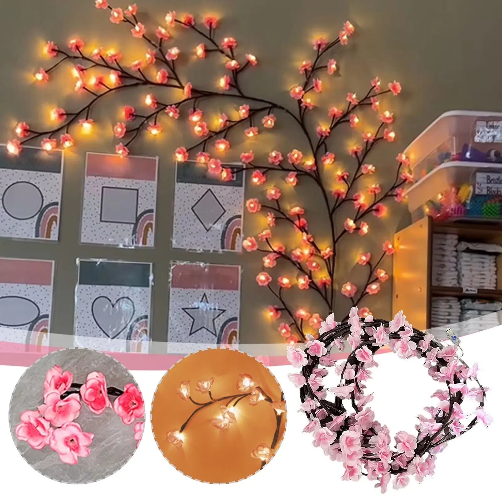 Cherry Blossom Wall Light — Effortlessly Stunning, Tranquil Room Glow