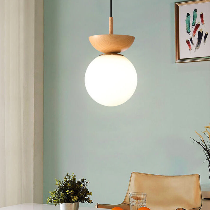 Glass Sphere Pendant Lamp