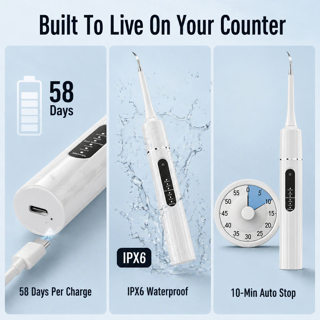 ShinePulse™ — Remove Tartar and Illuminate Stains Between Dentist Visits