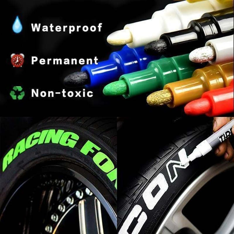 TireVibe™ Paint Pen — Ignite Your Ride with Show-Stopping, Weatherproof Color That Lasts