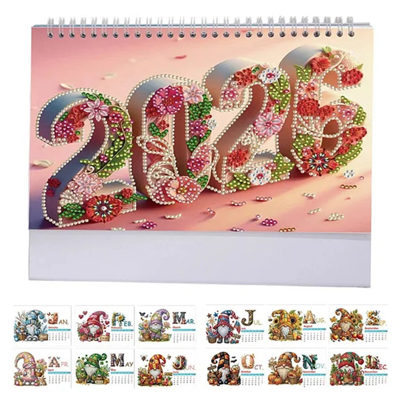 GlitzAura™ 2026 Desk Calendar — Ignite Your Creativity and Transform Stress into Sparkling Calm Every Day