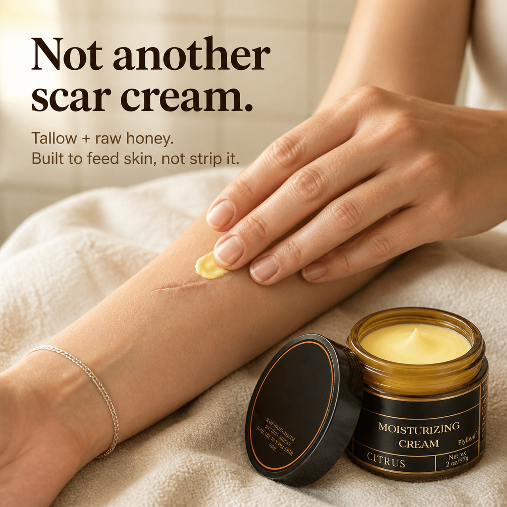 LumaCure™ Balm — Soften Rough Skin and Fade Scars With Raw Honey + Tallow
