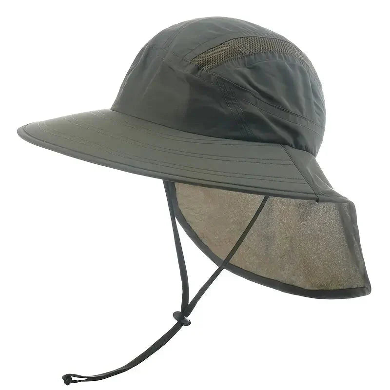 Ultimate Sun Shield Hat with Neck Coverage – Wide Brim Design